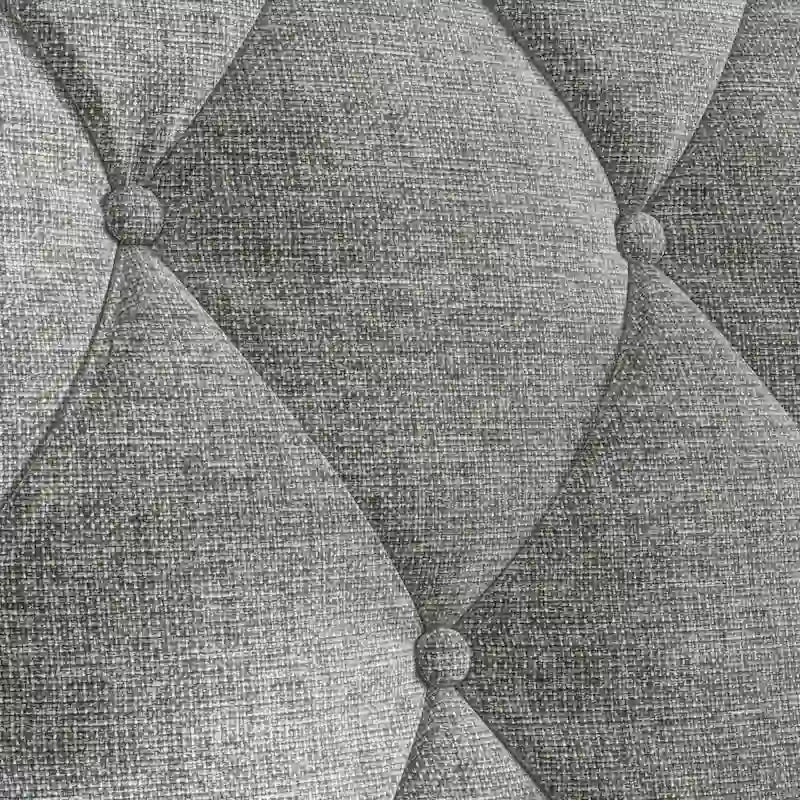 Canapé 3 places en polyester 78,75 avec dossier et coussins capitonnés