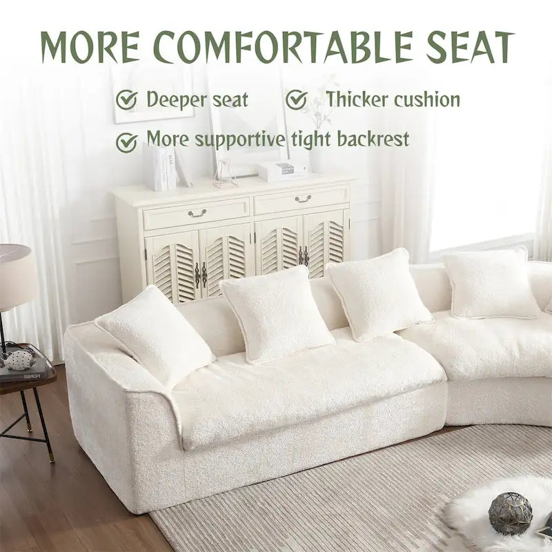 Grand canapé confortable