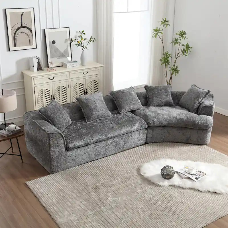 Grand canapé confortable