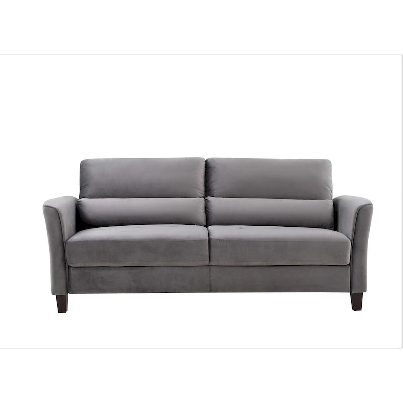 77.95 Canapé de salon rembourré à accoudoirs inclinés, style moderne du milieu du siècle