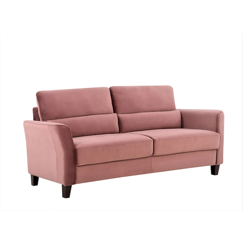 77.95 Canapé de salon rembourré à accoudoirs inclinés, style moderne du milieu du siècle