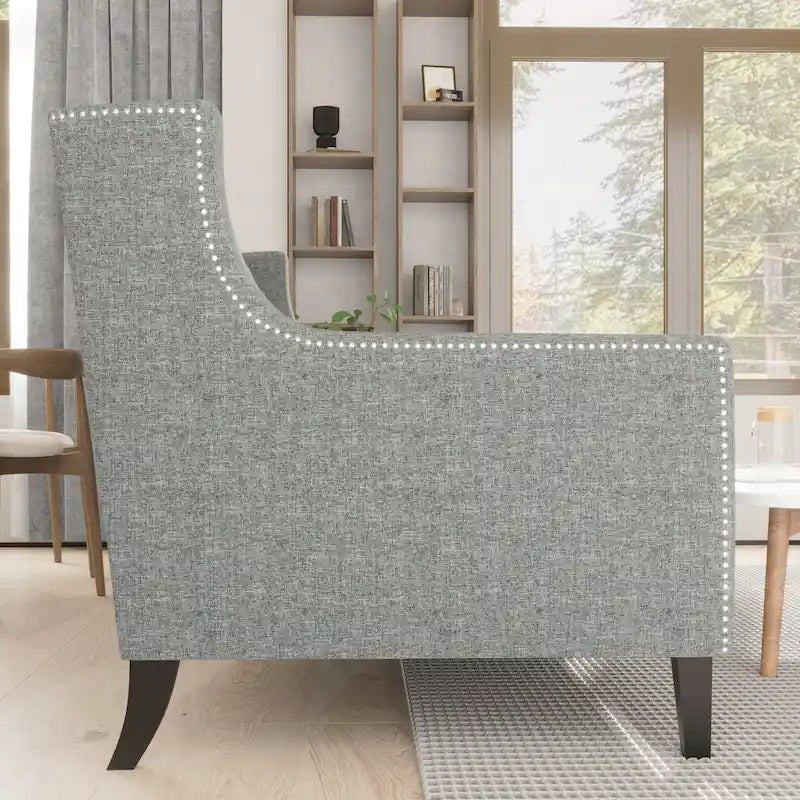 Canapé 3 places en tissu Naro Mid-Century Modern avec dossier capitonné de Christopher Knight Home
