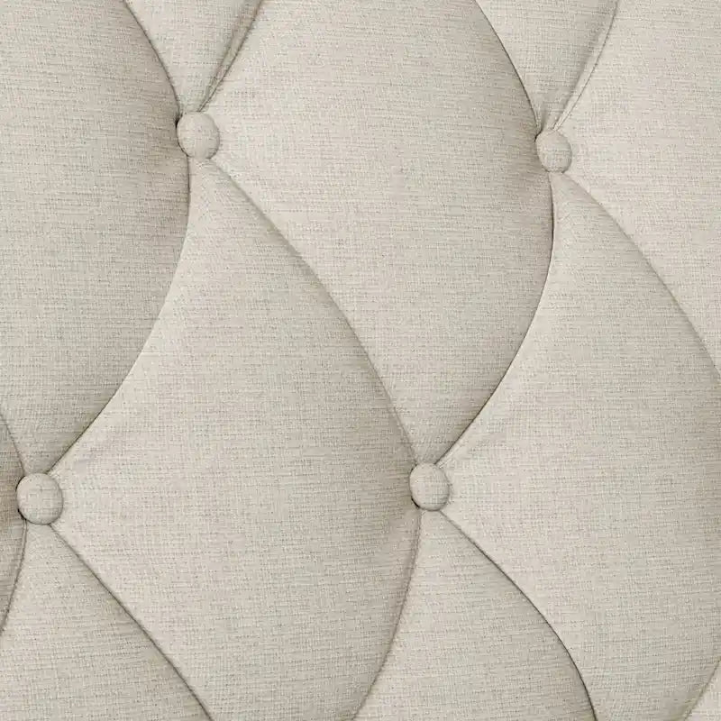 Canapé 3 places en tissu Naro Mid-Century Modern avec dossier capitonné de Christopher Knight Home
