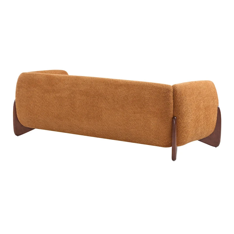 Canapé 3 places en bouclé rembourré Alma par Christopher Knight Home