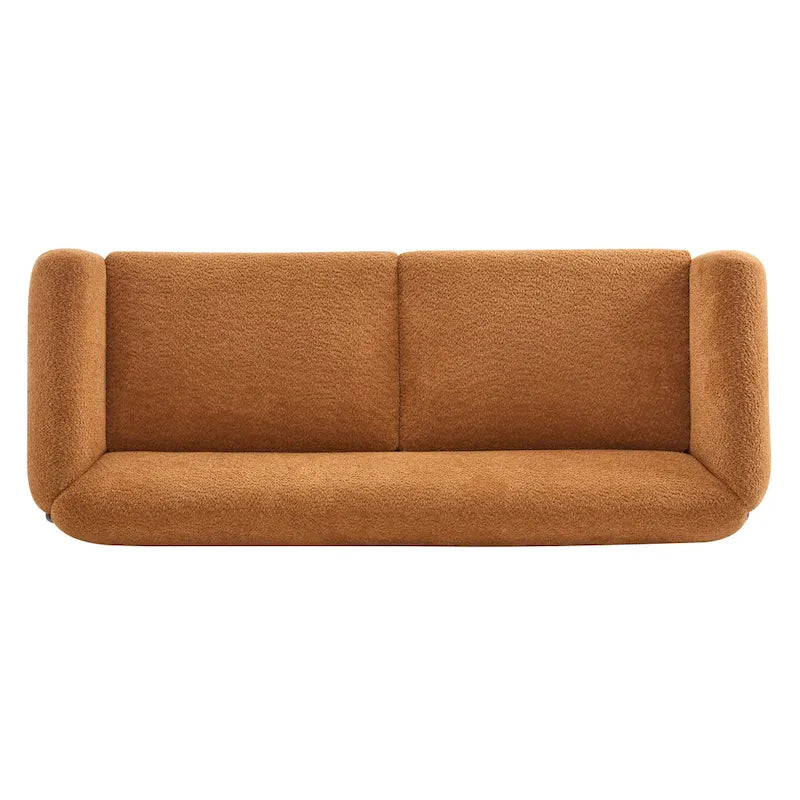 Canapé 3 places en bouclé rembourré Alma par Christopher Knight Home