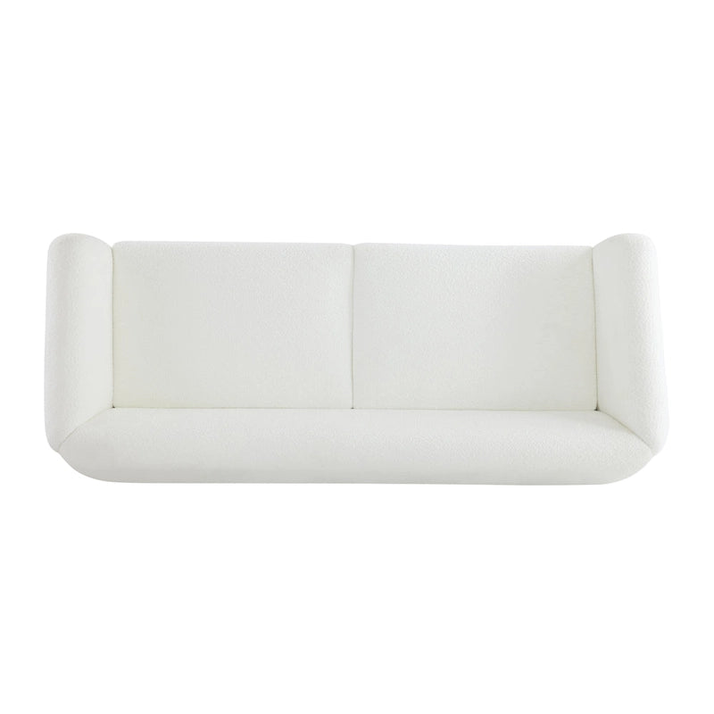 Canapé 3 places en bouclé rembourré Alma par Christopher Knight Home