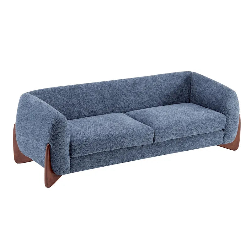 Canapé 3 places en bouclé rembourré Alma par Christopher Knight Home