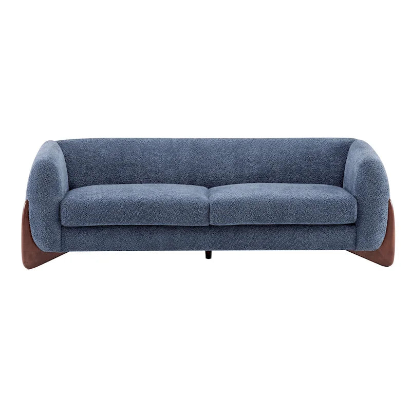 Canapé 3 places en bouclé rembourré Alma par Christopher Knight Home