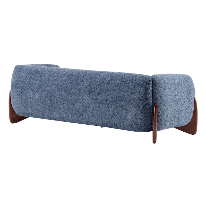 Canapé 3 places en bouclé rembourré Alma par Christopher Knight Home