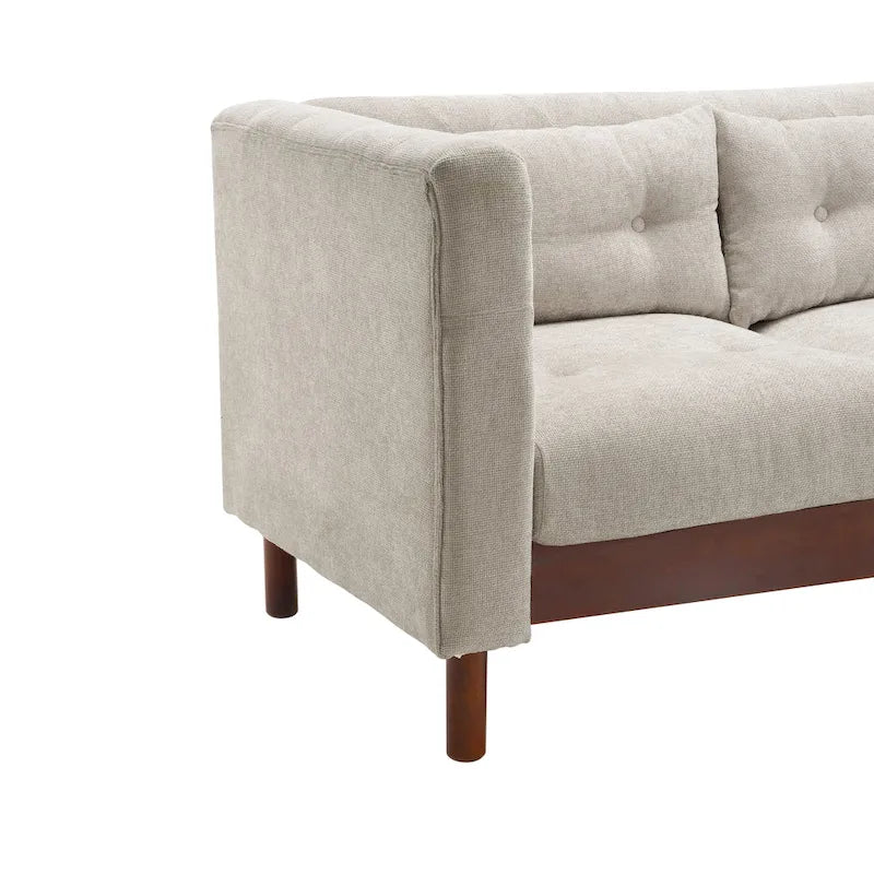Christopher Knight Home - Canapé 3 places moderne capitonné pour salon
