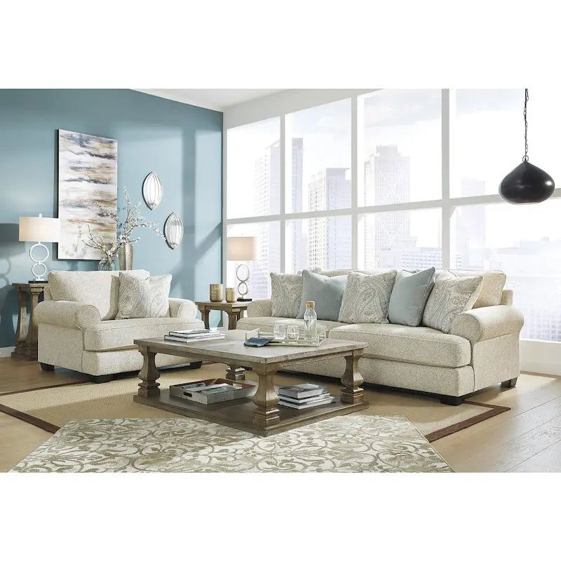 Signature Design by Ashley Monaghan Canapé beige - 98 L x 45 P x 39 H