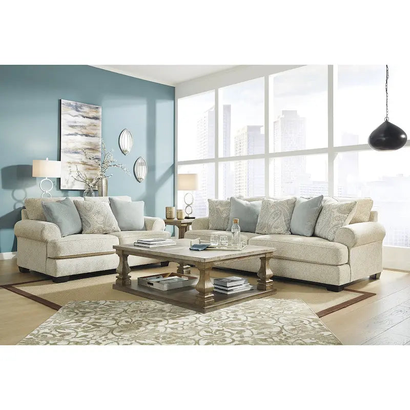 Signature Design by Ashley Monaghan Canapé beige - 98 L x 45 P x 39 H