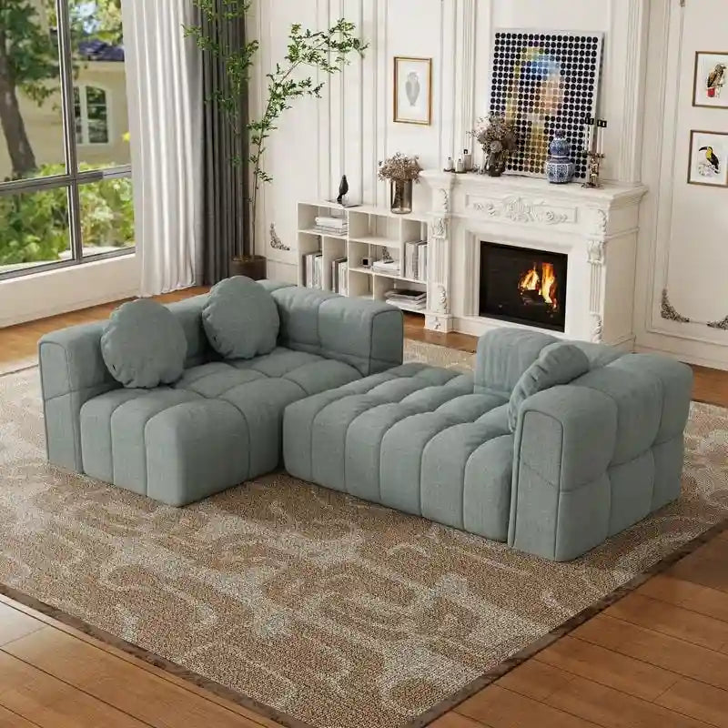 Canapé modulable en L 103, combinaison libre (orientable à gauche et à droite)