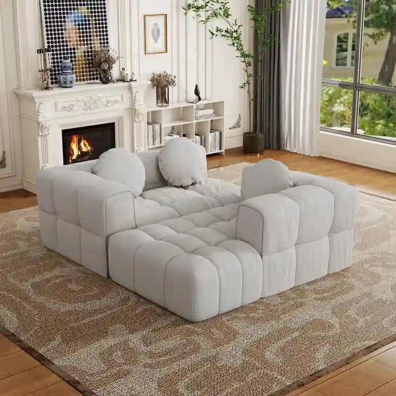 Canapé modulable en L 103, combinaison libre (orientable à gauche et à droite)