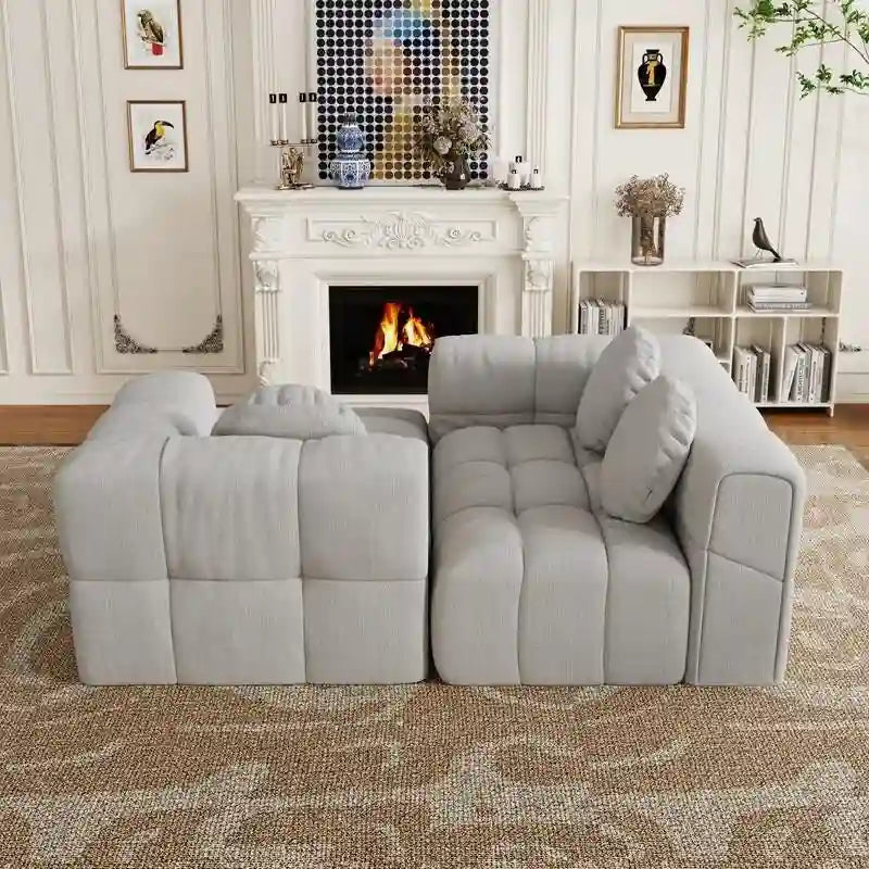 Canapé modulable en L 103, combinaison libre (orientable à gauche et à droite)