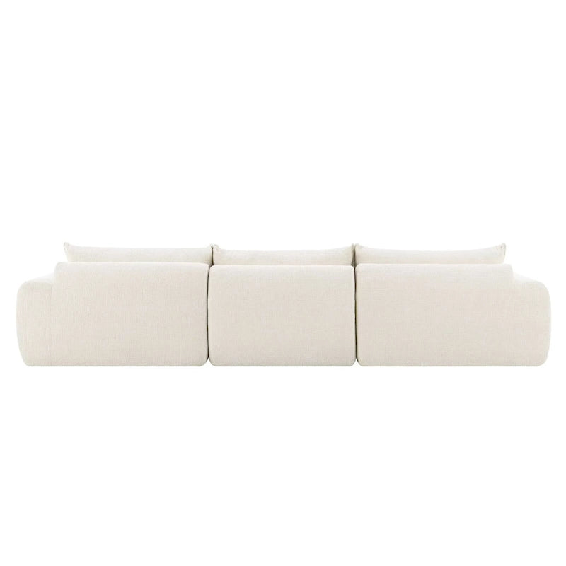116  Canapé entièrement compressé avec mousse haute densité, chenille en particules
