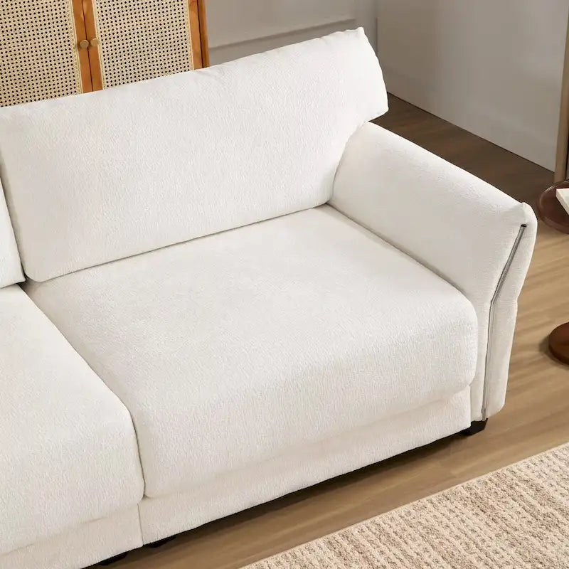 110 Canapé d'angle modulaire, canapé en L avec chargeurs USB et USB-C