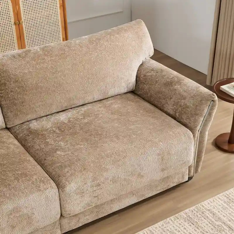 110 Canapé d'angle modulaire, canapé en L avec chargeurs USB et USB-C