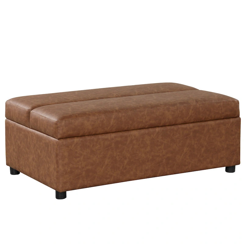 Lit ottoman pliant Roomfitters de taille double avec matelas, lit d'appoint convertible compact pour salon
