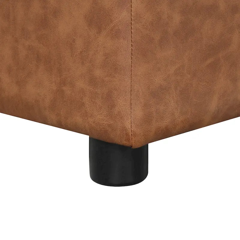 Lit ottoman pliant Roomfitters de taille double avec matelas, lit d'appoint convertible compact pour salon