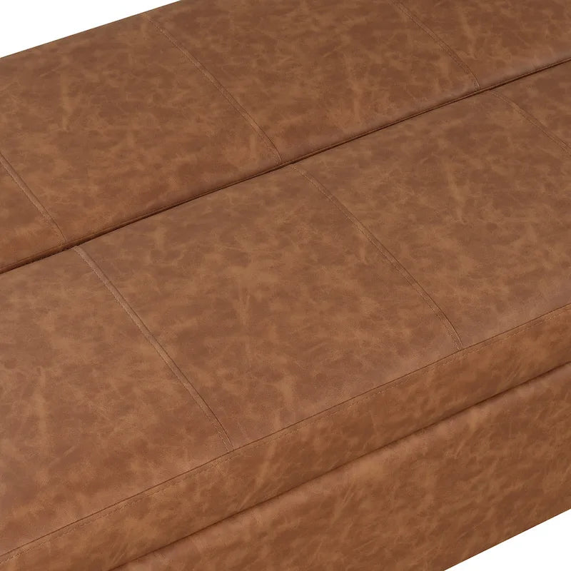 Lit ottoman pliant Roomfitters de taille double avec matelas, lit d'appoint convertible compact pour salon