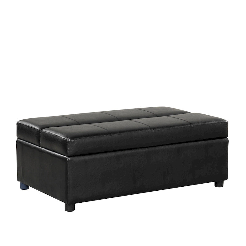 Lit ottoman pliant Roomfitters de taille double avec matelas, lit d'appoint convertible compact pour salon