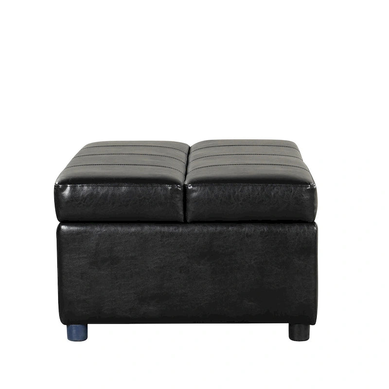 Lit ottoman pliant Roomfitters de taille double avec matelas, lit d'appoint convertible compact pour salon