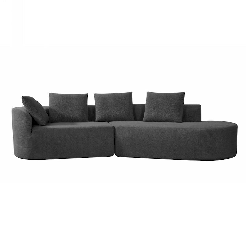 Christopher Knight Home - Ensemble de canapés incurvés en mousse Olivia - 116L