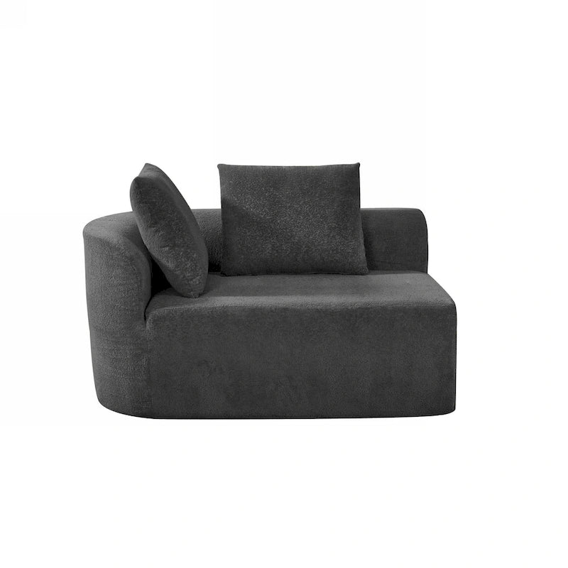 Christopher Knight Home - Ensemble de canapés incurvés en mousse Olivia - 116L