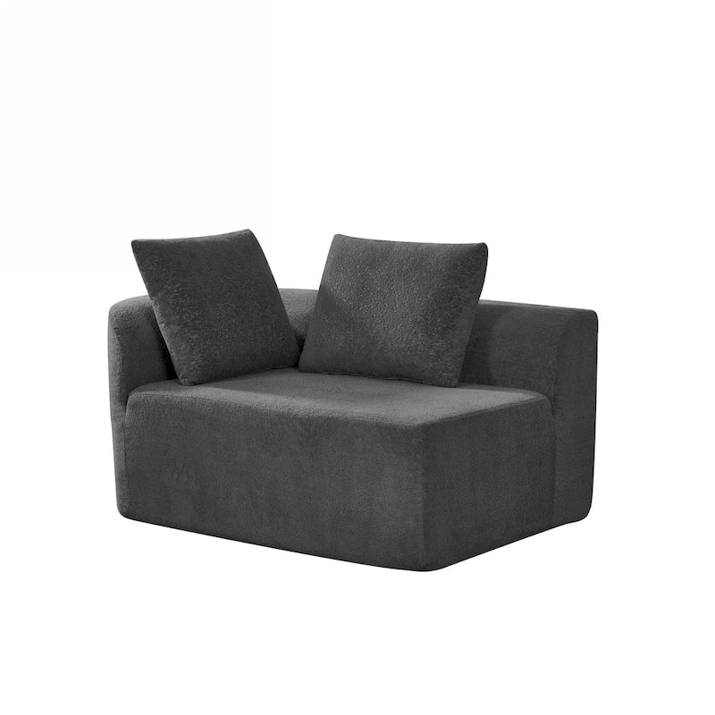 Christopher Knight Home - Ensemble de canapés incurvés en mousse Olivia - 116L