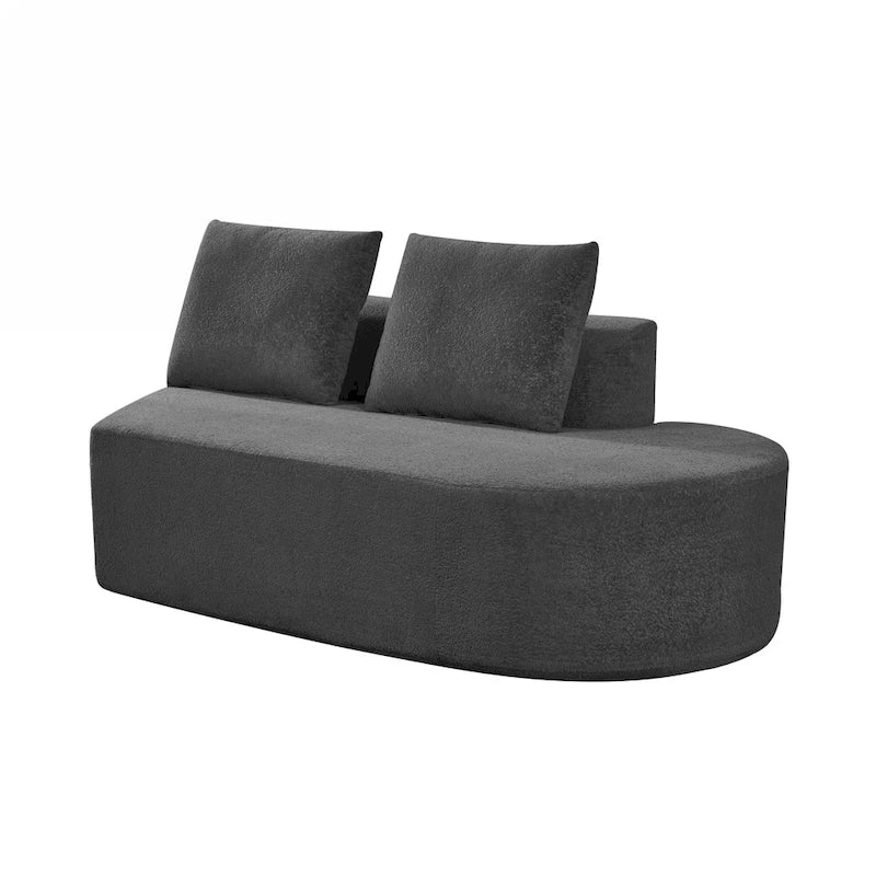 Christopher Knight Home - Ensemble de canapés incurvés en mousse Olivia - 116L