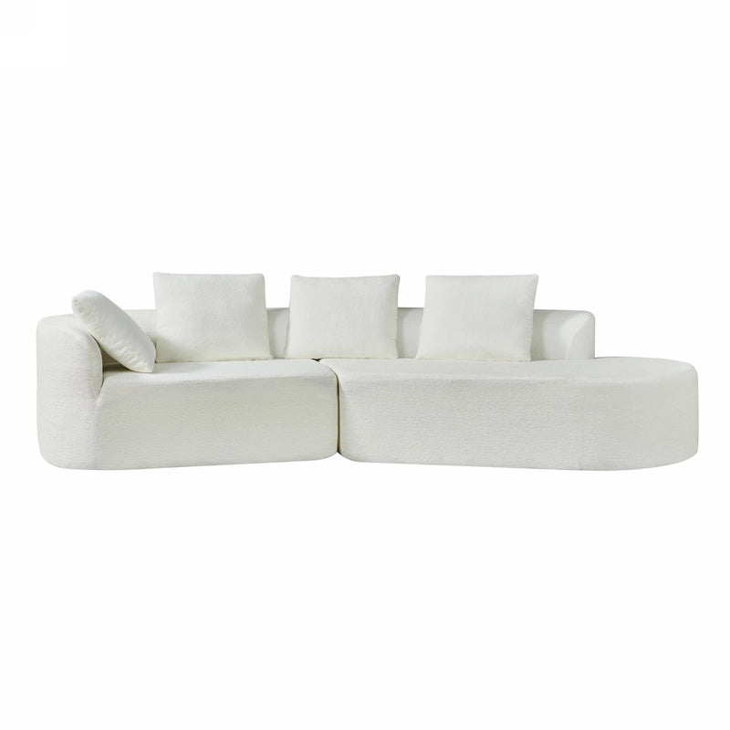 Christopher Knight Home - Ensemble de canapés incurvés en mousse Olivia - 116L