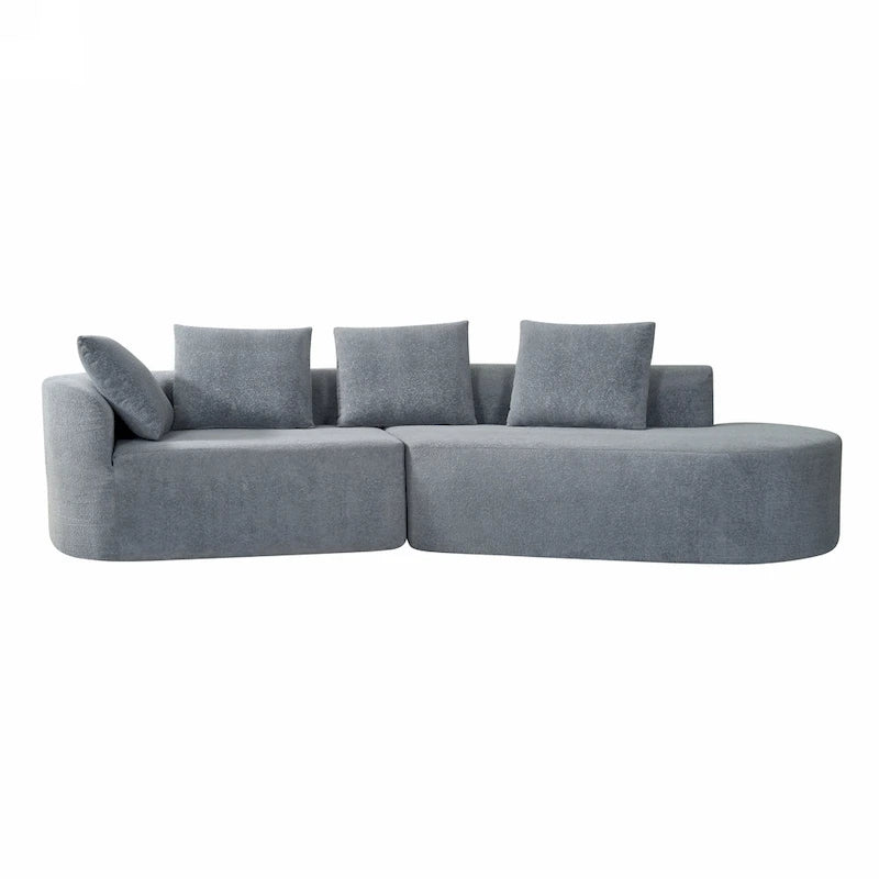 Christopher Knight Home - Ensemble de canapés incurvés en mousse Olivia - 116L