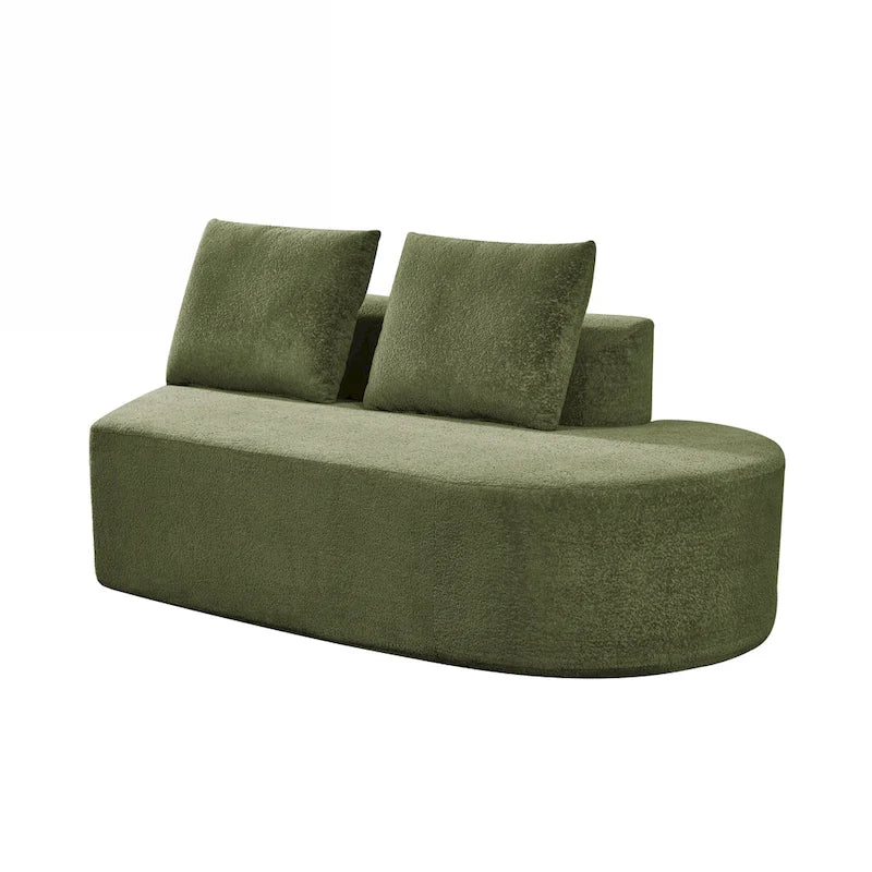 Christopher Knight Home - Ensemble de canapés incurvés en mousse Olivia - 116L