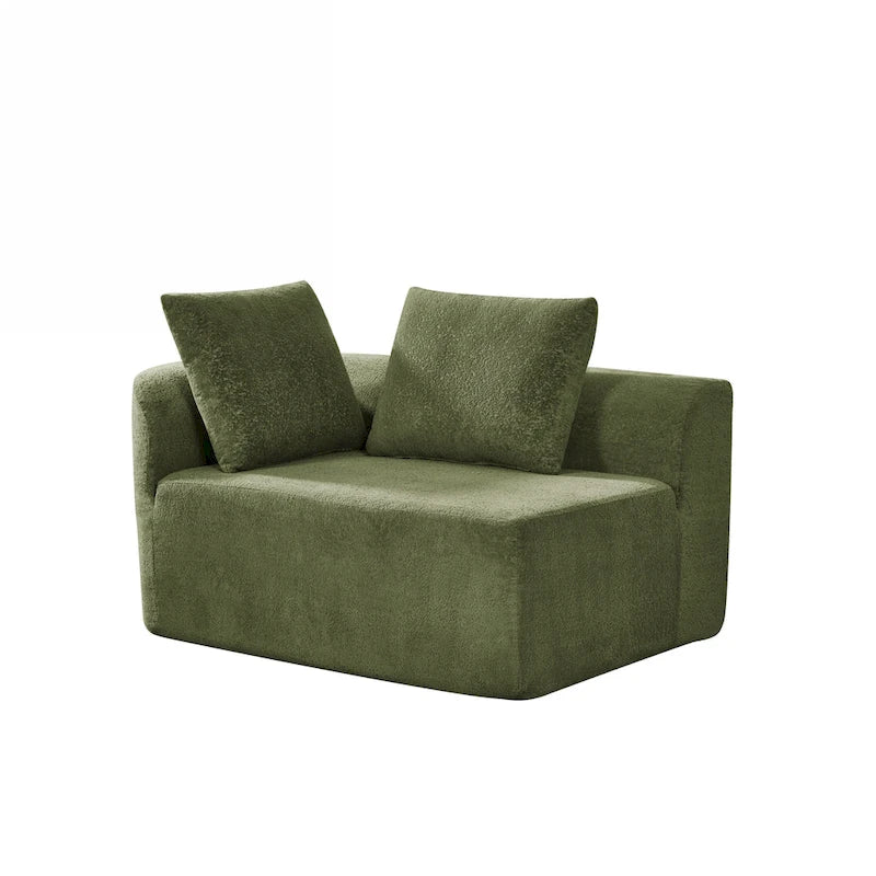 Christopher Knight Home - Ensemble de canapés incurvés en mousse Olivia - 116L