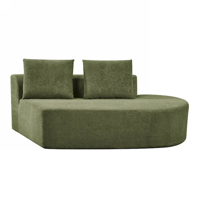 Christopher Knight Home - Ensemble de canapés incurvés en mousse Olivia - 116L