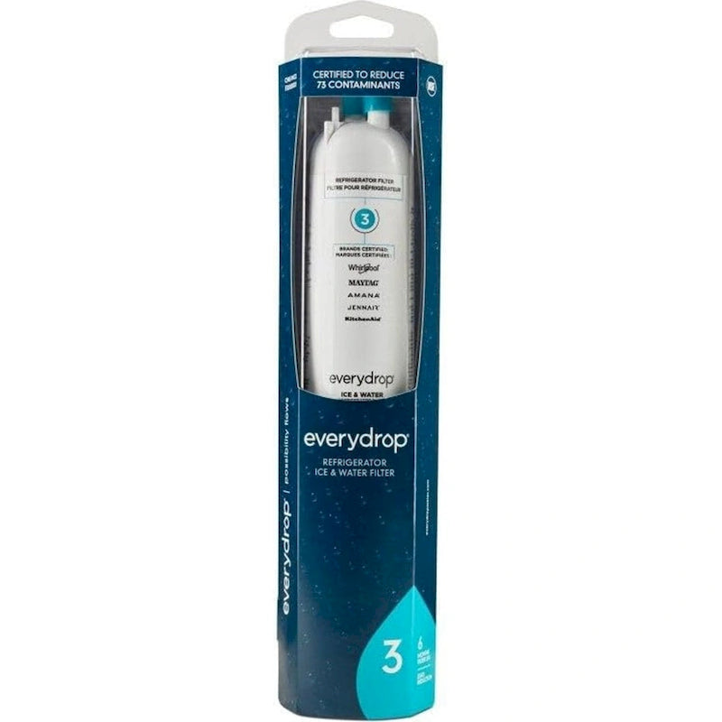 Paquet de 4 filtres de réfrigérateur pour glaçons et eau Everydrop 1, EDR3RXD1
