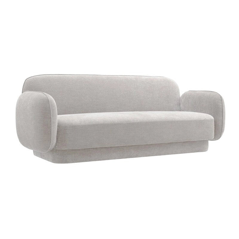 Canapé en velours texturé Kandor - 84,7L x 34,3P x 32,1H