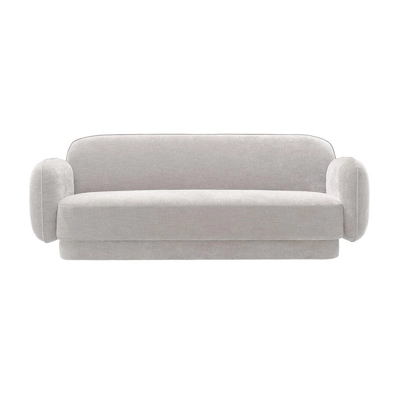 Canapé en velours texturé Kandor - 84,7L x 34,3P x 32,1H