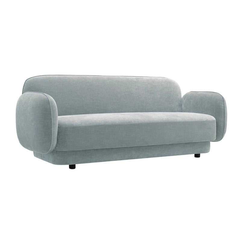Canapé en velours texturé Kandor - 84,7L x 34,3P x 32,1H