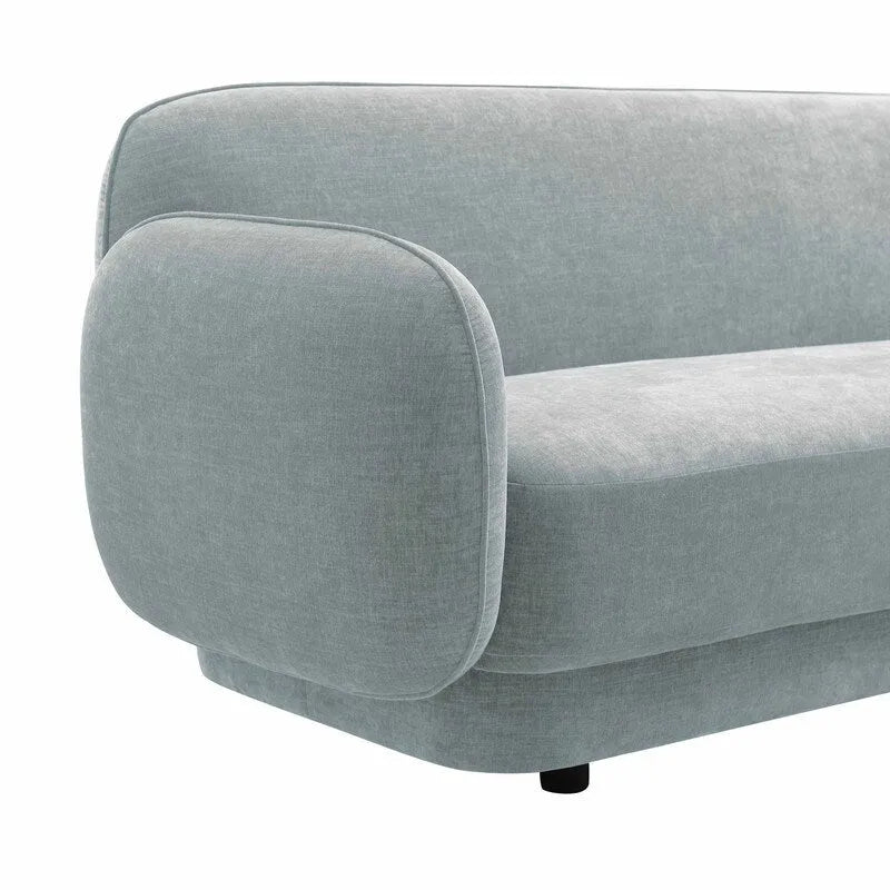 Canapé en velours texturé Kandor - 84,7L x 34,3P x 32,1H