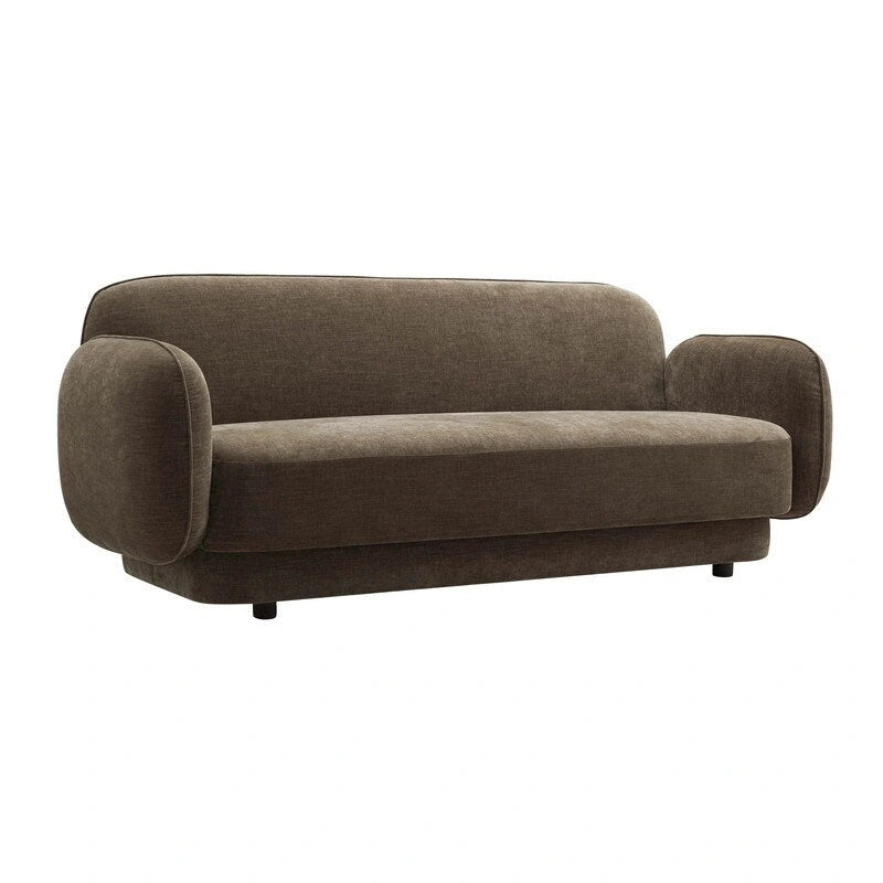 Canapé en velours texturé Kandor - 84,7L x 34,3P x 32,1H