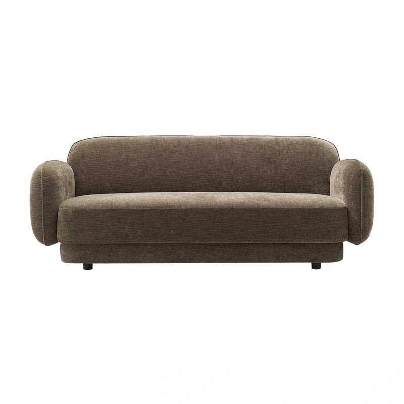 Canapé en velours texturé Kandor - 84,7L x 34,3P x 32,1H
