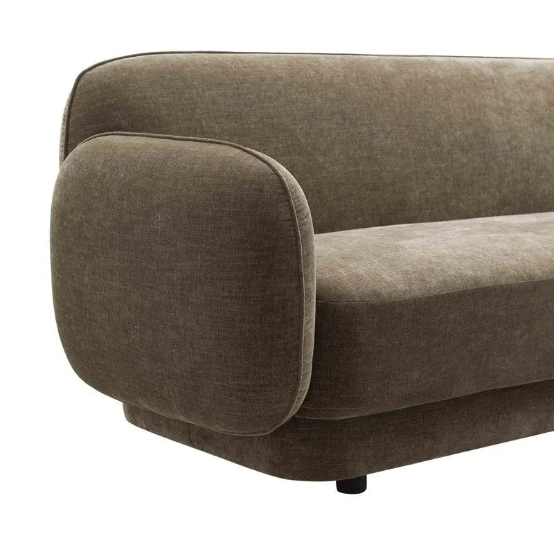 Canapé en velours texturé Kandor - 84,7L x 34,3P x 32,1H