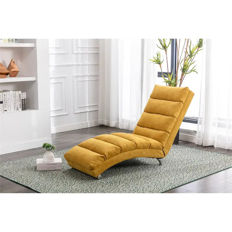 Chaise longue en lin d'intérieur - 58,27 x 21,65 x 34,25