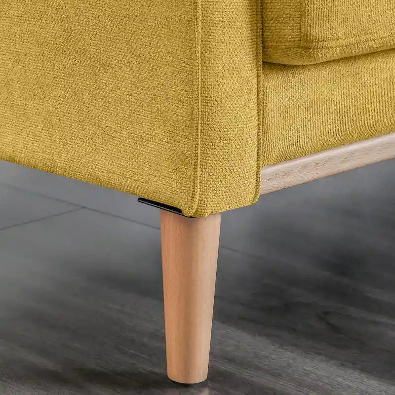 Canapé 3 places Living Space en tissu imperméable avec port de chargement USB