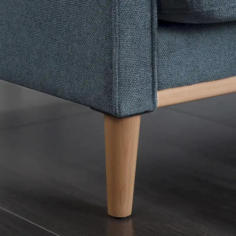 Canapé 3 places Living Space en tissu imperméable avec port de chargement USB