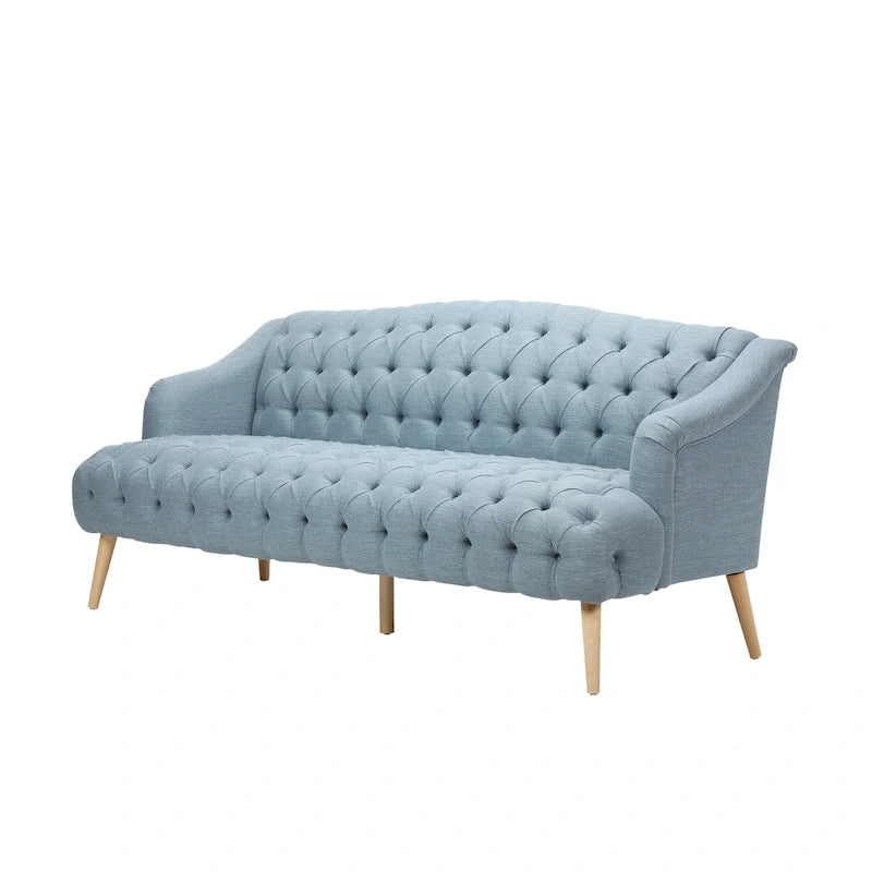 Canapé en tissu touffeté à 3 places Adelia Modern de Christopher Knight Home