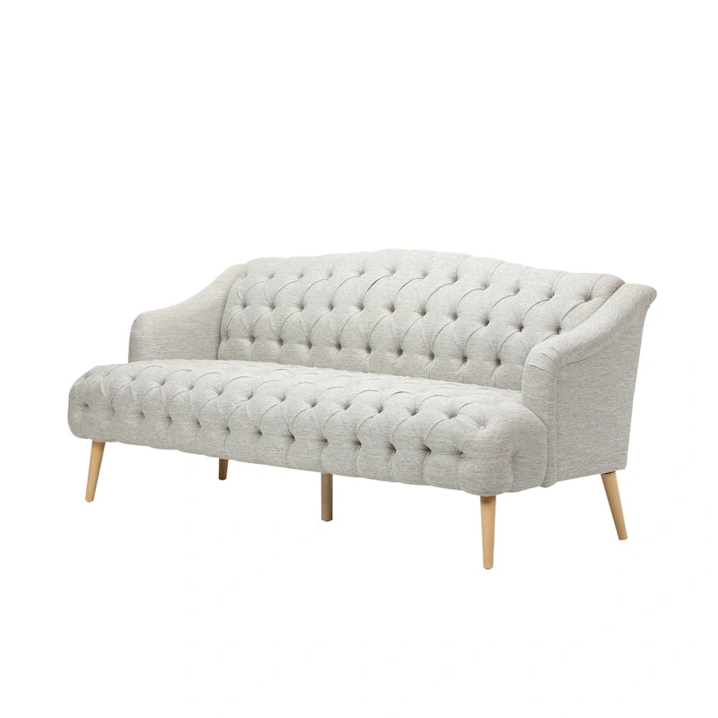 Canapé en tissu touffeté à 3 places Adelia Modern de Christopher Knight Home