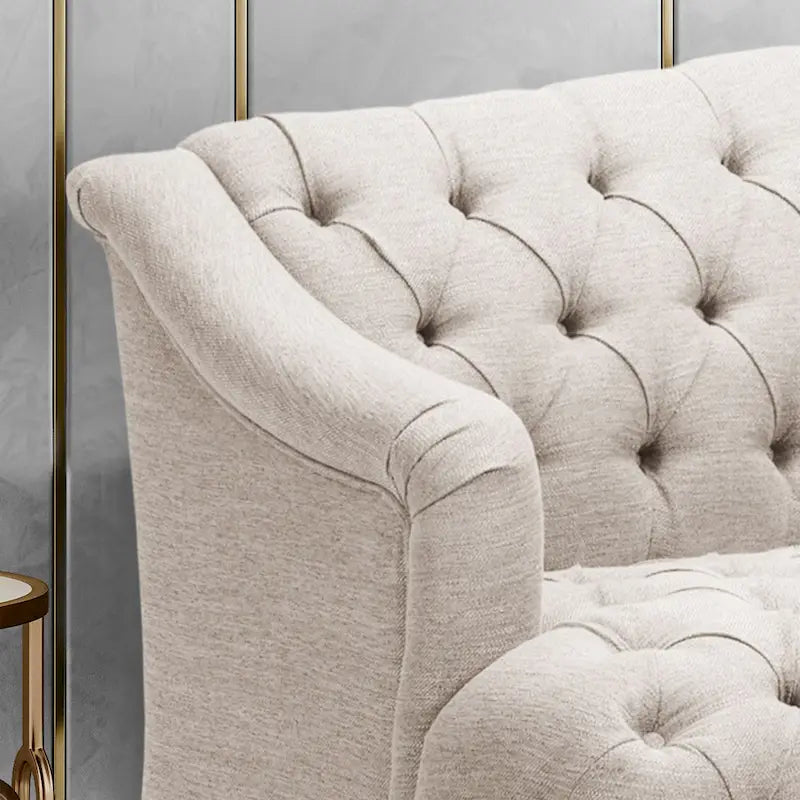 Canapé en tissu touffeté à 3 places Adelia Modern de Christopher Knight Home